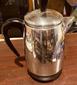 Vintage Faberware 2 - 8 Cup Fast Electric Percolator Coffee Pot Model