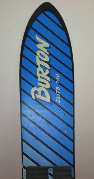 Burton Elite 140 Snowboard Vintage 1987 - Board Only - Rare 2