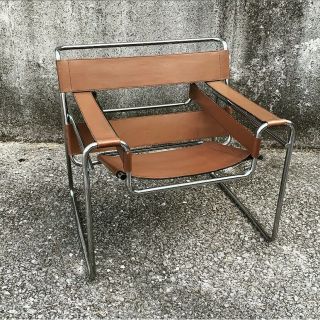 Vintage Cognac B3 Wassily Chair By Marcel Breuer
