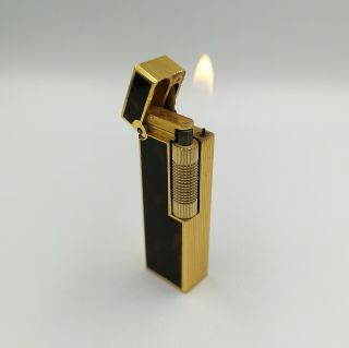 Lovely Vintage Colibri Gs Gas Lighter Feuerzeug Accendino