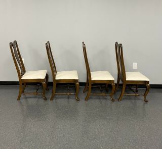 Ethan Allen Classic Manor Maple Queen Anne Dining Side Chairs - Set Of 4 - 2