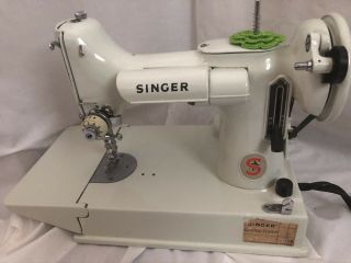 Antique Singer Sewing Machine Featherweight Model 221 Rare
