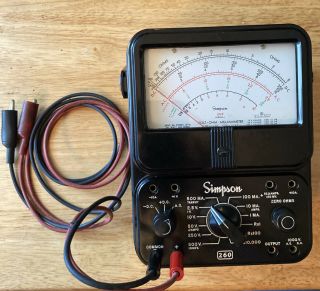 Simpson 260 Series 6 Multimeter - Vom Volt - Ohm - Milliammeters