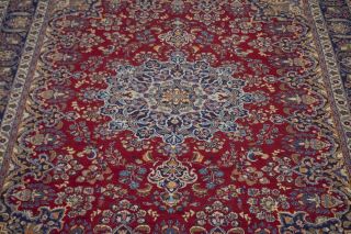 10X12 Semi Antique Traditional Red Floral Kashmar Oriental Rug Carpet 9 ' 9X12 ' 4 3