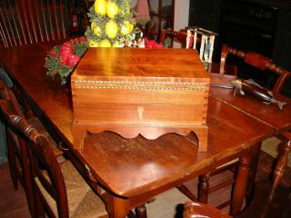 An Early,  American Colonial Period,  Chester Co.  Pa.  Chippendale Bible Chest / Box