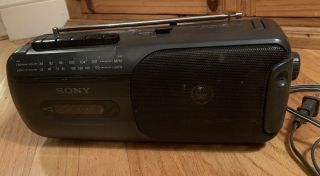 Vintage Sony Radio Cassette - Corder Cfm - 155 & All Small Boom Box