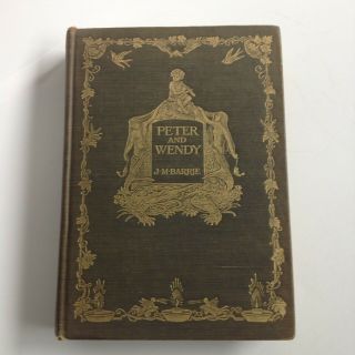 Antique 1911 Peter (pan) And Wendy J.  M.  Barrie First Us Edition Book