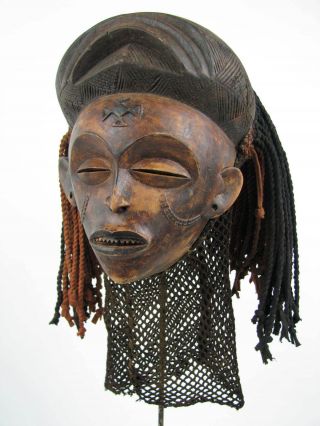 Gothamgallery Fine African Art - Drc / Zaire Chokwe Pwo Tribal Mask T