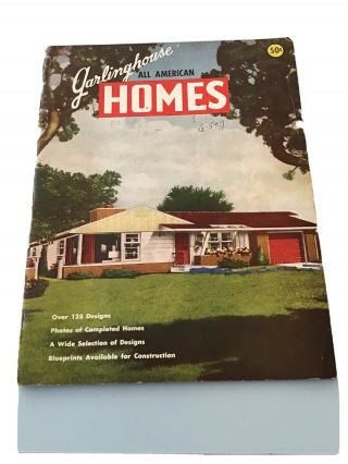 Vintage L.  F.  Garlinghouse All American Homes Design Book Topeka Kansas
