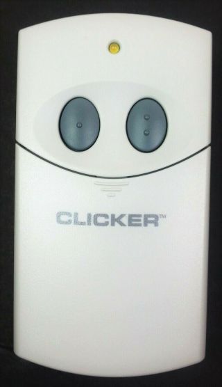 Clicker Clt1 Universal Garage Door Opener Remote Control Battery & Clip