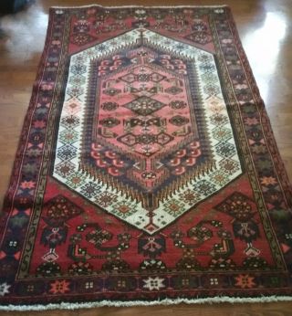 4’ x 7’ Heriz Persian Oriental Wool Hand Knotted Area Rug 2