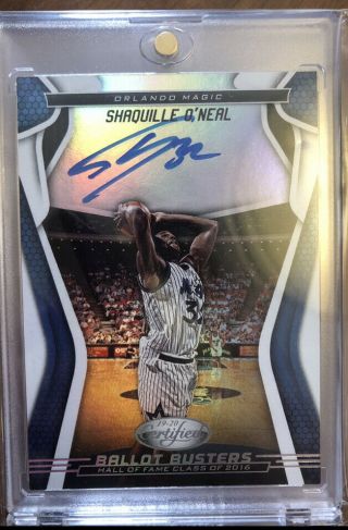 2019 - 20 Certified Ballot Busters Autographs 20 Shaquille O 
