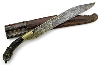 Fine Quality 19th C.  Asian Sri Lanka Piha - Kaetta Dagger