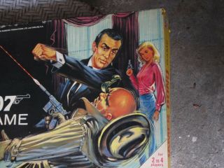 Vintage 1964 James Bond Secret Agent 007 Board Game - Milton Bradley