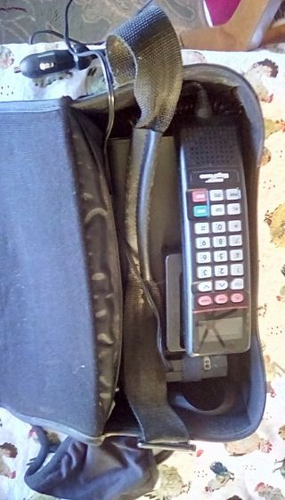 Vintage Motorola Scn2500a Us West Megaphone Bag Phone Mobile Cell