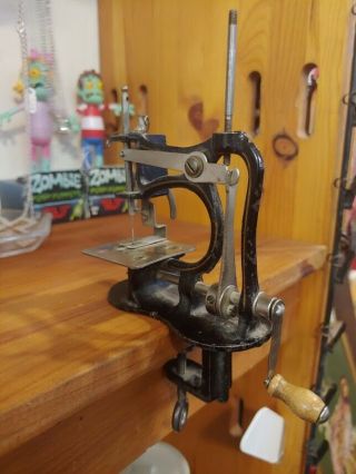 Antique Miniature Hand Crank Sewing Machine