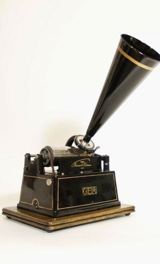 Antique Thomas Edison Gem Model A Cylinder Player Phonograph Around 1903