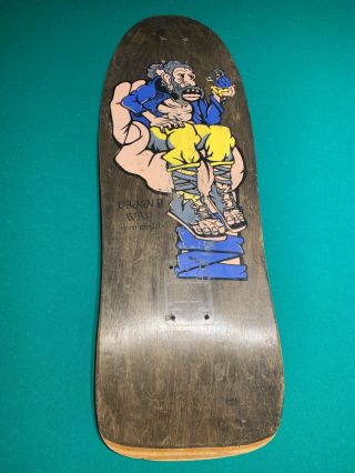 Danny Way H - Street Giant Holding Giant 1989 Skateboard Deck