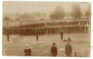 Ww1 Postcard Army Recruits Service Hereford Real Photo Vintage 19 Sep 1914