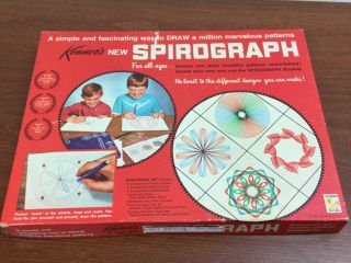 Vintage 1967 Kenner Spirograph 401 First Issue,  Box & Instructions