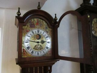 Antique/vintage Dutch Wall Clock (made In 1966) In Very Good Order