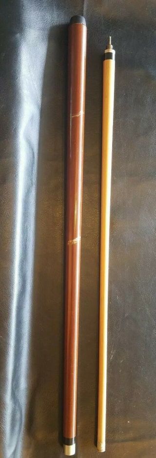 Vintage Dufferin Two Piece Pool Cue Billiards Stick Made In Canada 22.  4 Oz & 57 "