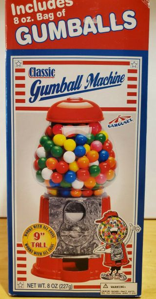 Classic Vintage Carousel Gumball Machine Bank 9 