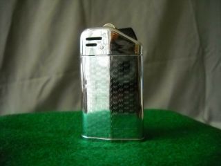 Vintage Kaywoodie Lighter Butane W Germany Chrome Mcm Tobacciana Pipe Cigarette