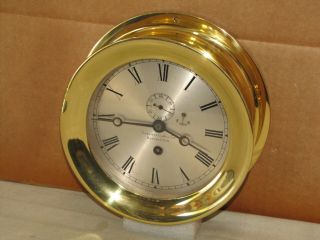 Chelsea Antique Ships Clock 6 In 1917 Ww1 Hinged Bezel 103 Years Old