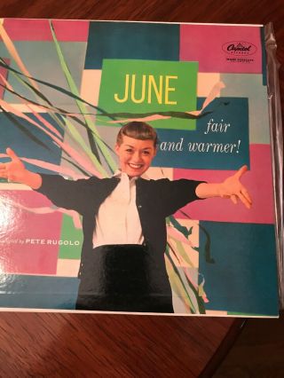 Vintage June Christy - Fair And Warmer 1957 Lp