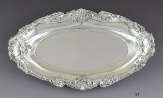 Lovely 1949 Reed & Barton Sterling Silver Francis I Bread Dish Tray X570a