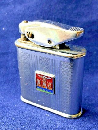Vintage Luxour French Automatic Petrol Pocket Lighter C1940s