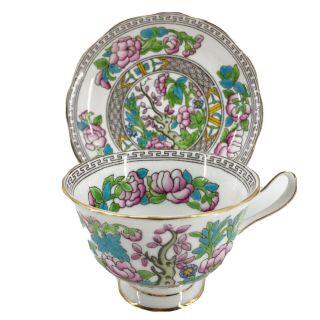 Vintage Royal Albert Indian Tree Pattern Teacup & Saucer Bone China England