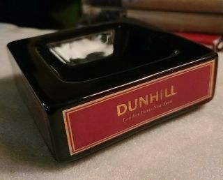 Porcelian Ceramic Ashtray Dunhill Cigar Pipe Made In England By Wade 4.  75 ",  / -