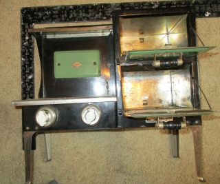 1930 - 1950 Empire green double oven and stove vintage 2