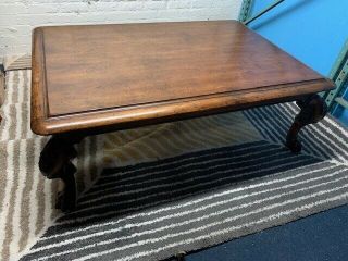 Vintage Ralph Lauren Large Coffee Table With Claw Feet. 2