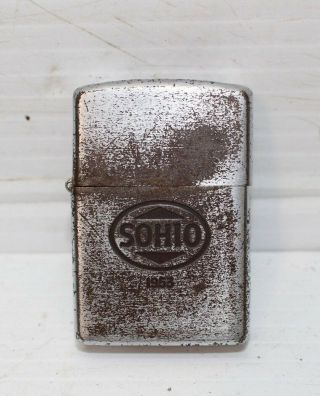 Vintage Sohio 1953 Zippo Lighter Very Rare