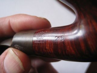 Vintage Tobacco Pipe TOBAK’S LONDONAIRE 215 Made in London (fire) 3