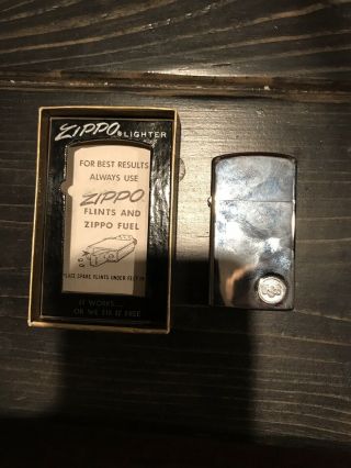 Zippo Slim Lighter,  Customized For US Steel Company/ RARE 3