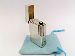 Vintage Flaminaire Gas Lighters Silver Plated Collectible Made In France