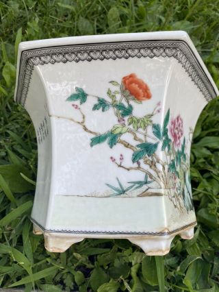 Antique Republic Period Chinese Porcelain Planters 3