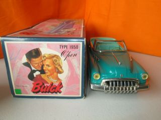 Vintage JAPAN Tin Friction 1950 Buick Open Convertible LARGE 1:18 SIZE 3