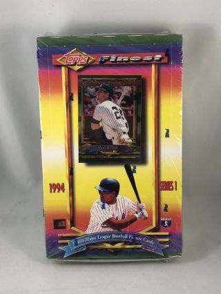 1994 Topps Finest Series 1 Major League Baseball (24) Pack Box