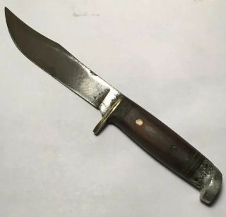 Vintage Western W36 Hunting Knife Made In Usa