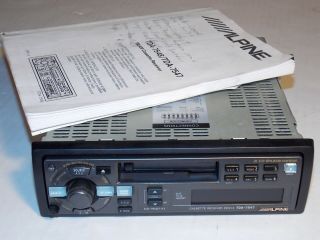 Alpine Tda - 7547 Am/fm Cassette Player Vintage Tape Radio Watch On Youtube