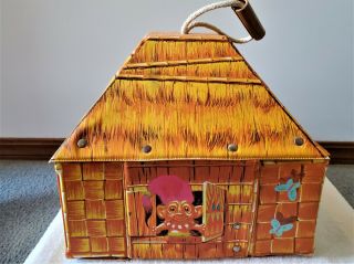 Ideal Troll Stik - Shack Carrying Case Playhouse Vintage 1960 