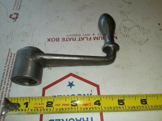 Vintage 3961 Cast Iron Milling Machine Lathe Vise Crank Handle 5/8 "