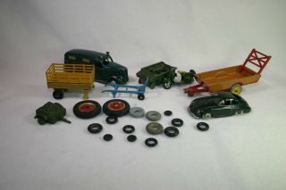 Vintage Die Cast Metal Dinky Toys And Tekno Toys