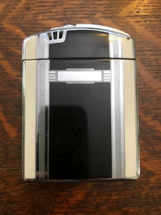 Vintage Ronson Art Deco Lighter & Cigarette Case Enameled W/ Box