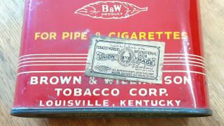 Vintage DIAL 100 Burley Smoking Tobacco Pocket Tin 3